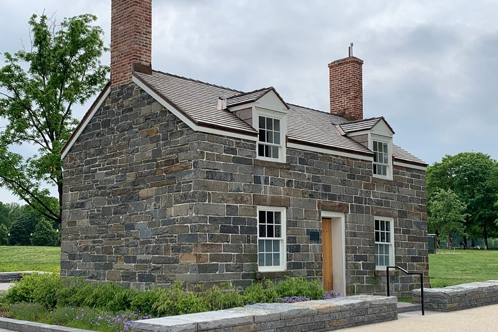 The Lockkeeper's House is the only remnant of the C & O Canal Extension.